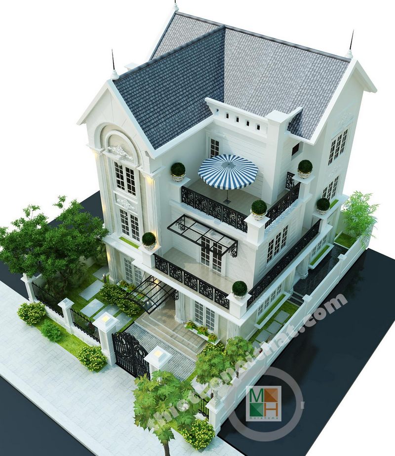 Thiết kế nội thất biệt thự Việt Hưng - Phong cách tân cổ điển sang trọng
